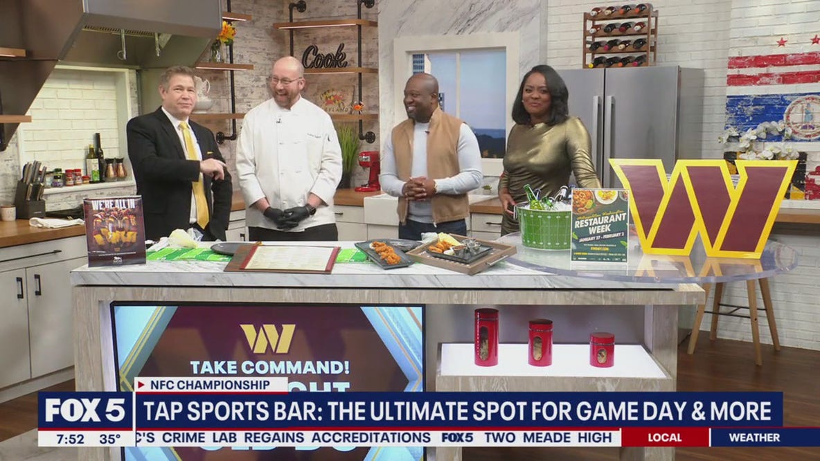 Tap Sports Bar: Washington Commanders game day eats